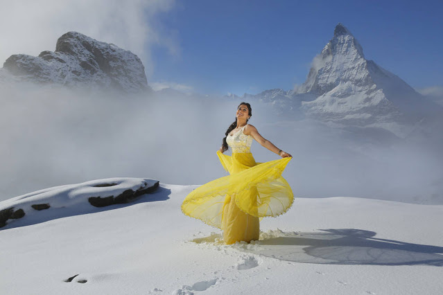 Regina Cassandra Stills From Telugu Movie In Yellow Dress 3